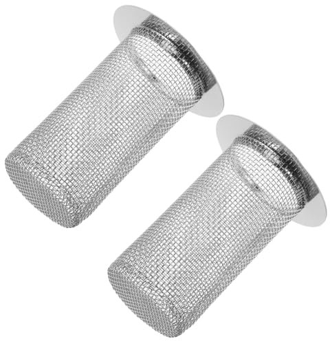 LIFKOME Hair Catcher for Drain Stainless Steel Drain Strainer Mesh for Bathroom Sink Bathtub Shower