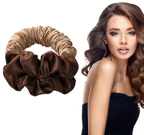 Heatless Curler – No Heat Hair Curling Headband for Sleeping, Soft Silk Sleep Tie Scrunchie for Overnight Curls, Lazy Rollers Comfortable Heat-Free Styling for Medium to Long Hair