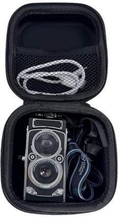 Ngaantyun Carrying Case for CHUZHAO Vintage Mini Digital Camera Accessories Waterproof Travel Hard Shell Protective Cover with Strap Lanyard