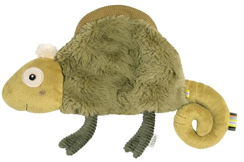 Fehn Schmusetuch Chamäleon – Spielkamerad, Einschlafhilfe & Stofftier-Schnuffeltuch Zum Greifen, Fühlen, Knuddeln und Liebhaben für Babys und Kleinkinder AB 0+ Monaten