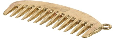 IMIKEYA Metallkamm Anhänger Mini Kamm Schlüsselanhänger Diy Dekorativer Kamm Für Frauen Vintage Haarkamm Breitzahnige Kämme Zum Aufhängen