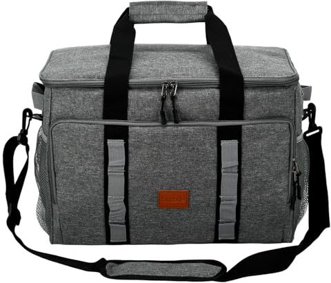 35L Kühltasche Picknicktasche Eingedickter Lunchbag- Faltbare, wasserdichte, auslaufsichere, isolierte Tasche für Getränke und Essen - geeignet für Camping, Wandern, Strand, BBQ, Picknick