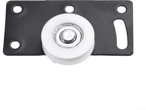 Sliding Door Wheels Rollers Pulleys Runners for Cupboard and Wardrobe Sliding Door Replacement Parts for Reliable Performance (L)