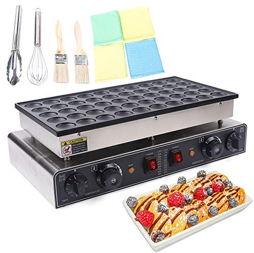 Macchina elettrica per pancake e waffle con timer e controllo della temperatura, ideale per cucina e ristorante
