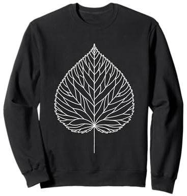 Hornbeam Leaf Line Art Botanist Sweatshirt