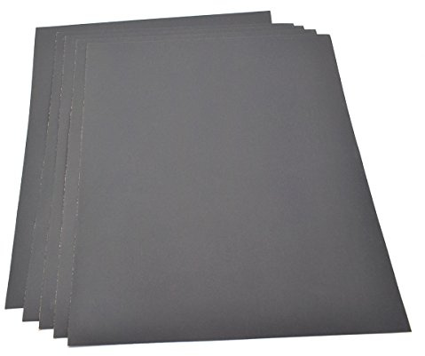 5 Sheets -Grit 400 Waterproof Paper 230 x280mm Wet/dry Silicon Carbide