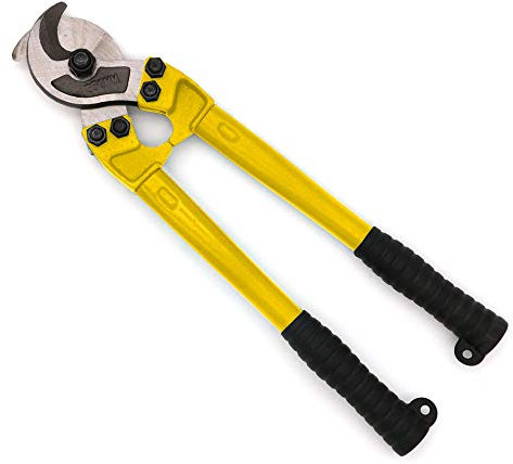 NUZAMAS Heavy Duty Kabelschneider 14 Zoll (350mm) Schneiden von Kupfer und Aluminiumdrahtseil Elektrische Kabel bis zu 100 mm²