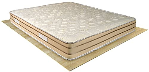 Comprarredo Materasso matrimoniale a molle in acciaio temperato 160x190 altezza 23cm CORFÙ, con supporto perimetrale rinforzato, materasso rigido anche per pesi importanti