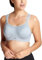Panache Women's High Impact Underwire Sports Bra, Grey Marl, 28F