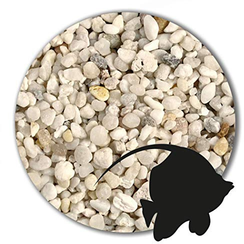 12,5 kg Aquariumsand Aquariumkies Aquariensand naturweiß große Auswahl (2,0 - 3,5 mm)