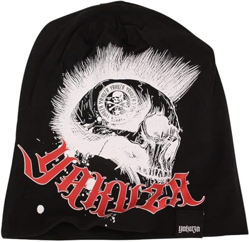 Yakuza Beanie Dead Punk V02 YB-16301 Black Schwarz