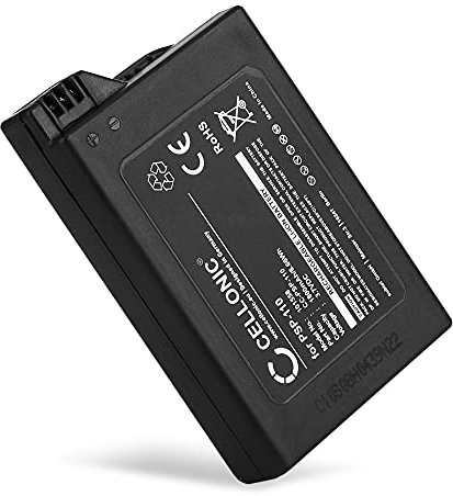 CELLONIC Batteria compatibile con Sony PSP 1 (PSP-1000, 1001, 1002, 1003, 1004, 1005, 1006, 1007, 1008, 1010) PSP Fat, 1800mAh 3.6V - 3.7V - Ricambio per consolle controller palmare