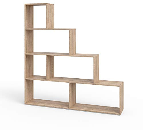 Vicco Étagère, Sonoma, 163x155cm, utilisable comme séparateur de pièce avec Compartiments Ouverts à étagères