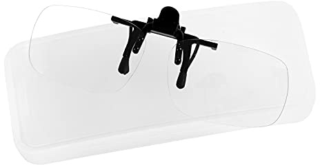 Yogo Vision Blaulicht-Clip-On-Computerbrille, Videospielbrille, leicht anzubringen, digitale Augenbelastung, Müdigkeit, Linderung trockener Augen, Augenschutz (1 Packung)