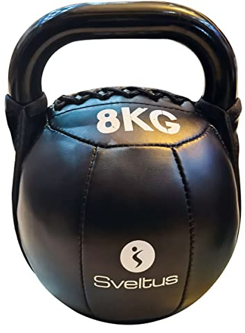 Soft Kettlebell PU Schwarz 8 kg