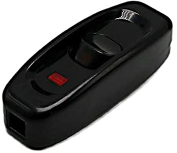 ON/OFF Inline Switch Black Table Lamp Desk Light Cable With Cord Lampstand Turn on/off 110- Q8L0