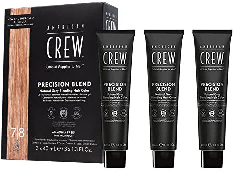 American Crew Precision Blend Light 7/8 3x40ml - tinte de pelo y barba