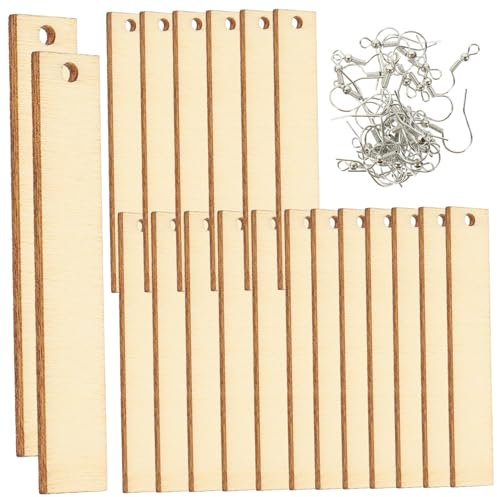 GLSTOY Holz Ohrring Anhänger Diy Handwerk Schmuck Haken Lieferungen Für Ohrringe Machen Ohrringe Stecker