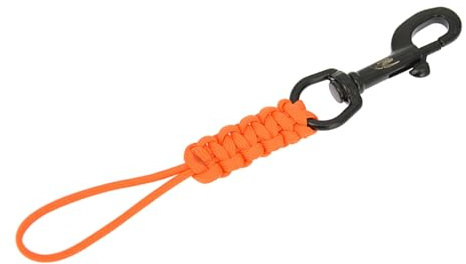 Wilgure Scubas Diving Swival Bolts Karabinerhaken Marine Grade Stahl Karabinerhaken Clip Mit Geflochtenem Seil Lanyard Anti Verlorenes Sicherheitsseil