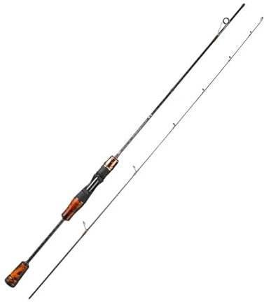 zhongqunli Angelrute Angelrute Carbon Fiber Köder Pole Köder Gewicht 1-9g Schnelle Forellen Angelruten for Fluss Stream See Tragbare Angelrute(1.38m)