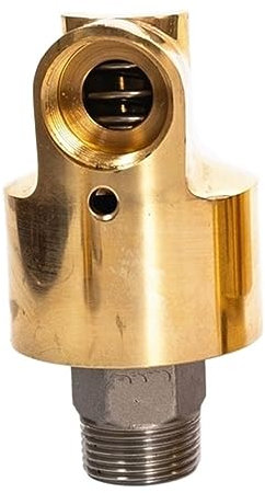 Drehdurchführung, Messing Drehdurchführung, HD25 DN25 1 Zoll Drehgelenk, 360 Drehgelenk Wasser Luft Öl Drehkupplung Universalanschluss Messing Drehverbindung(Right Thread)