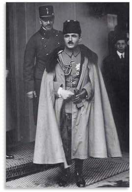YOUMAN İsmail Enver Paşa Poster, altes Foto, Porträtposter, Wandkunst, Gemälde, Leinwanddrucke, Dekor-Poster, Kunstwerke, 30 x 45 cm