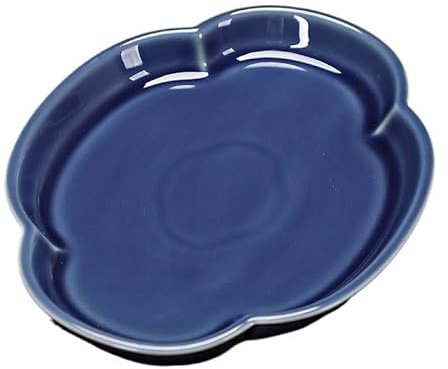 HPTHLY Küchentablett, Chinesischer Stil, Begonie, Topflappen, Keramiktablett, Teetablett, Teerestaurant, Teetablett, Obsttablett, Nuss-Snack-Tablett, Servierplatte,Blau-Einheitsgröße