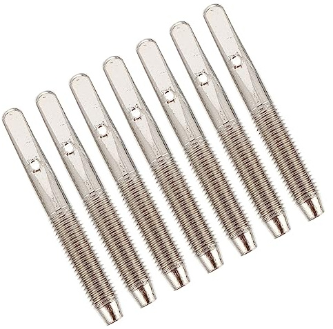 JOINPAYA 7 Stück Zither Stimmstift aus Metall mit Heller Oberfläche für Harpsichord und Leier Harfe Stabile Befestigung für Saiten