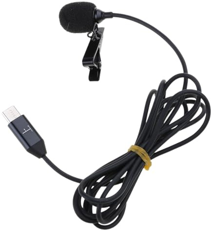 Pince cravate pour microphone à 360° avec micro omnidirectionnel qui améliore la voix pour la production vidéo