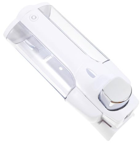 Dispenser Sapone Liquido Manuale da Muro in Abs Bianco