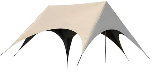 Bsbkoj Velo Esterno - Campeggio Baldacchino Esterno Montaggio Rapido | Solido capanno con Schermo Solare per BBQ Eventi Giardino Picnic Piscina Terrazza