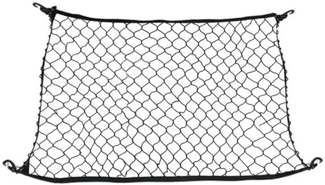 KMLONG Red for maletero de coche de 70x70 CM con 4 ganchos, Compatible for Mercedes-Benz, Clase E W212 2010-2016, red de malla de carga, accesorios elásticos for equipaje for coche Red de almacenamien