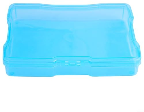 Organizzatore per album fotografico, 10 x 15 cm, contenitore trasparente per foto, adesivi e gioielli, leggero con maniglia per il trasporto (colore casuale)