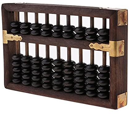 Guohetuk Boulier Chinois en Bois à 9 Chiffres, Cadre de Calcul et de Comptage