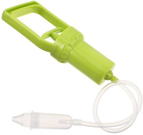 GALPADA Baby Snot Remover Manual Nasal Aspirator for Infants, Gentle Plastic Nose Suction Device for Baby, Mucus Removal and Congestion Relief for Home Use and Travel