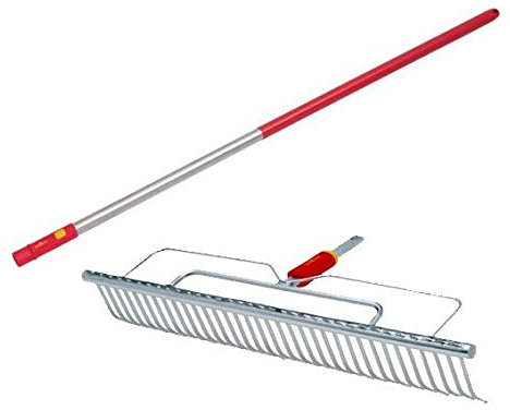 Wolf-Garten Multi Change Longspan Wide Rake UHM 58cm & ZMI15 142cm 1.42m Handle