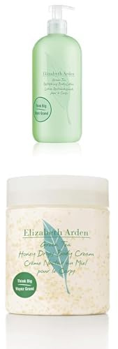 Elizabeth Arden Green Tea, Refreshing Body Lotion, 1er Pack (1 x 500 ml) & Green Tea Honey Drops Body Cream, 1er Pack (1 x 500 ml)