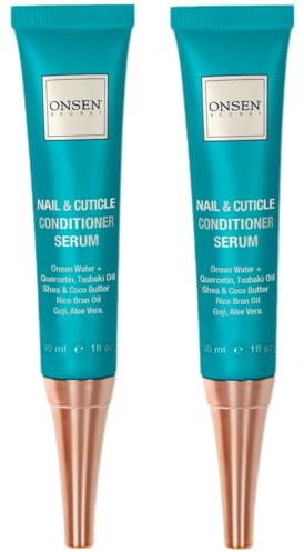 Onsen nagelbandskräm, olja för djupverkande klotter, nagelvårdsserum och smör med japanska naturliga helande mineraler 2 x 30 ml