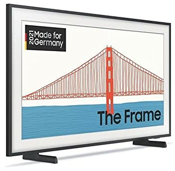 Samsung The Frame QLED 4K TV 55 Inch (GQ55LS03AAUXZG). Quantum HDR. Frame Look Design. Interchangeable Frames [2021], Night Black