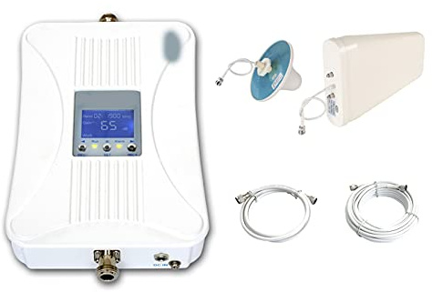 GUOZ Repetidor gsm 2G 3G 4G Signal Booster Doble Banda Dual Signal LTE Amplificador Celular LTE 800 900MHz / 900 1800MHz / 900 2100MHz,800 900MHz
