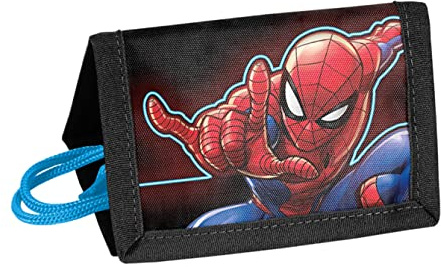 Theonoi Gran idea de regalo caballos/niños monedero/cartera/billetera/billetera, Spiderman., 9 x 13 cm, Cómic