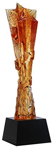 Pokale, Medaillen Auszeichnungen Halten Einer Ehrentrophäe Trophäe Aus Hochwertigem Glaskristall Hervorragende Trophäe Für Teammitarbeiter Trophäe Für Den Talentwettbewerb Gravur Trophäe Pokale (Colo