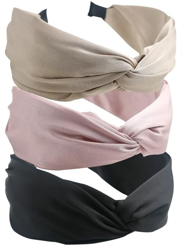 3Pcs Breite Stirnband Französisch Bow Knot Haar Hoop Stoff Anti-Rutsch Kopfbedeckungen elastische Twist Haar Zubehör Alice Haar Bands für Frauen