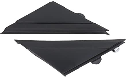 500 Accessori,2014 500 Bandiera a Specchio,Copertura di Protezione della Lampada,Copri Bandiera per Specchietto Retrovisore 1SH17KX7AA Sostituzione Decorazione Nera Sinistra