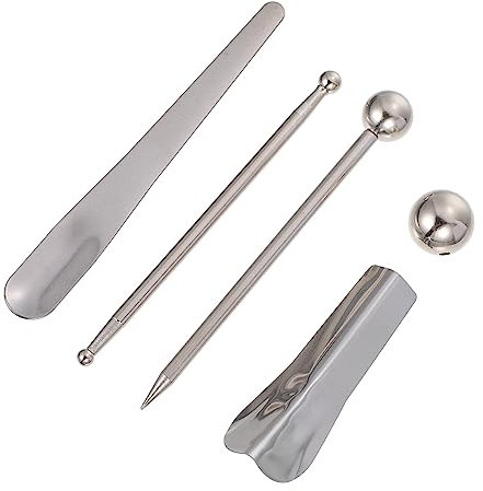 OSALADI 3sets Tile Caulk Finishing Tool Metal Grout Coating Pressing Removal Tool for Bathroom Sealant