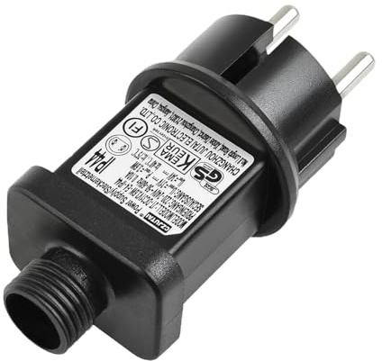 31V LED Netzteil, Stecker für Weihnachtsbeleuchtung, Adapter Transformator Treiber IP44 3.6W für Niederspannungs LED