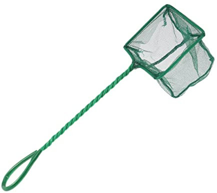 SEWOART Rete Da Per Acquario Rete Pieghevole Plastica Per Cattura Di Pesci e Gamberetti Set Da Da Per Acquario e Laghetto