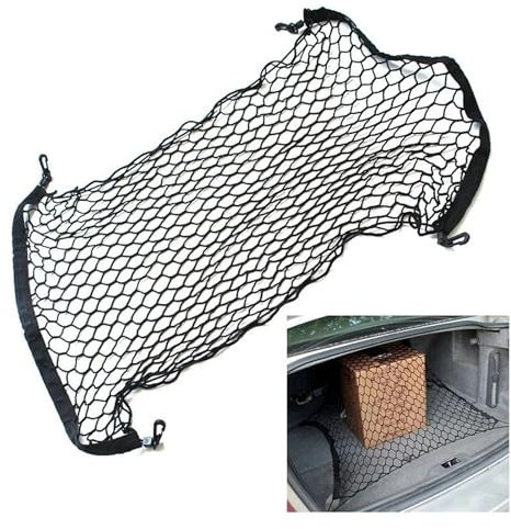 Laderaumabdeckung Für VW Für Touran MK1 2003~2014 2015 Kofferraumnetz Gepäckhaken Organizer Aufbewahrungszubehör Gepäck Elastisches Netz Frachtabdeckungen