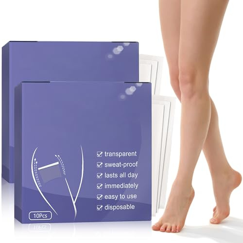 20 adesivi per tonificare le cosce, Instant Thigh Lifting, adesivi invisibili, tonificanti la coscia, strisce adesive trasparenti per tonificare le cosce