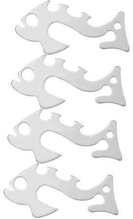 Gatuida 4 Pezzi Regolatore Corda in Acciaio Inossidabile per Campeggio Tenditori Resistenti per Corde Alta Resistenza e Durata per Esterni e Protezione da Vento Forte